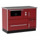 Wood burning cooker with back boiler Alfa Plam Alfa Term 35 Red-Left, 32kW | Cookers | Wood |
