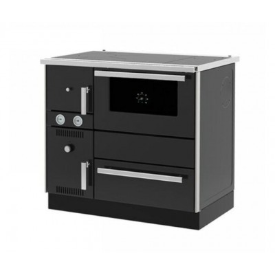 Wood burning cooker with back boiler Alfa Plam Alfa Term 20 Anthracite, 23kW - Product Comparison