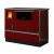 Wood burning cooker Alfa Plam Dominant 90H Red, 6.5kW