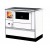 Wood burning cooker Alfa Plam Dominant 90H White, 6.5kW