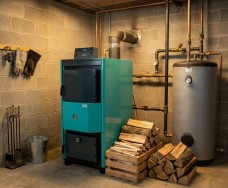 Wood gasification boilers