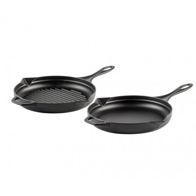 Cast iron pan set of 2 parts Hosse, Black Onyx - 