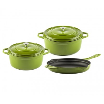 Cast iron pan set of 3 parts Hosse, Bamboo - All products