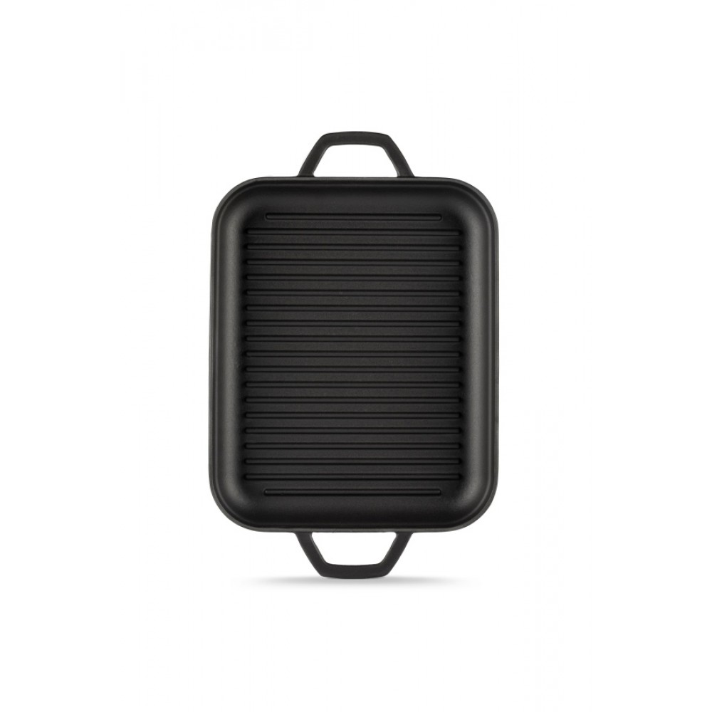 Rectangular Cast Iron Grill Pan with two handles Hosse, 26x32cm | All products |  |