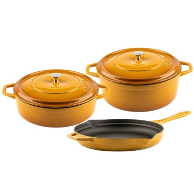 Cast iron pan set of 3 parts Hosse, Dijon - All products