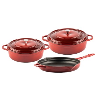 Cast iron pan set of 3 parts Hosse, Rubin - All products