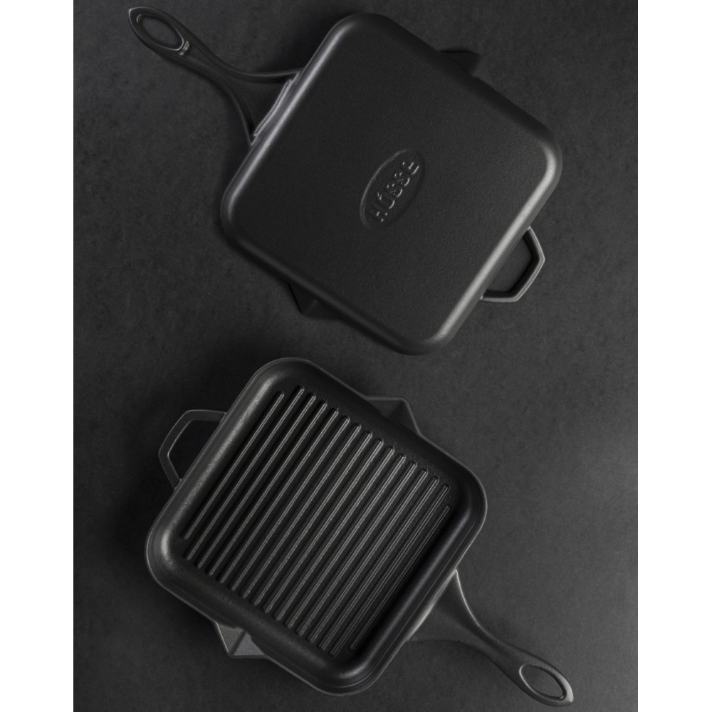 Cast iron pan set of 2 parts Hosse, Black Onyx | Cast iron pan set |  |