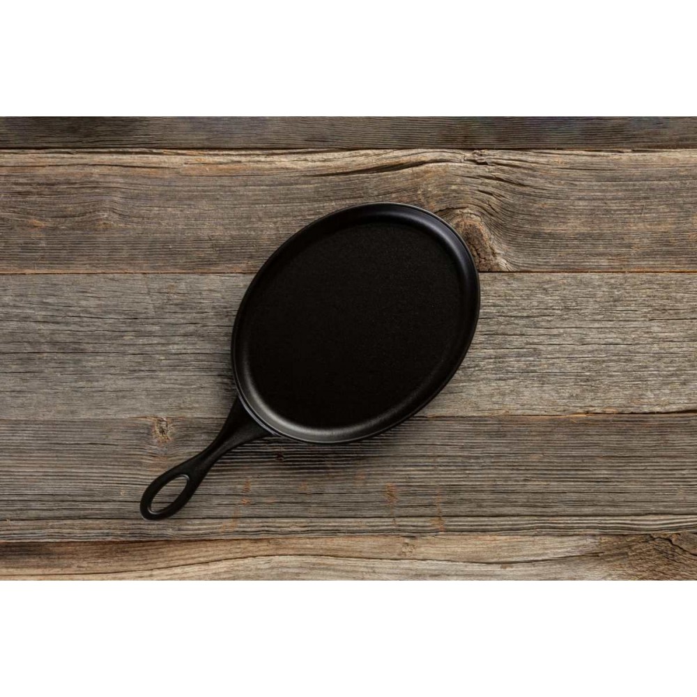 Cast iron pan oval Hosse, 18x25cm | Flat cast iron pan | Cast iron pan |