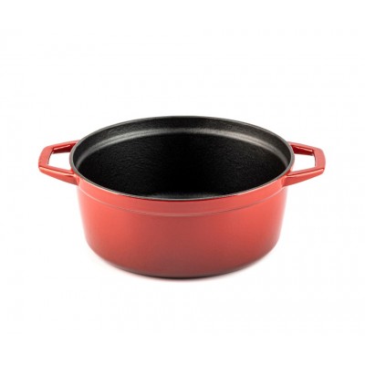 Cast iron deep pot Hosse, Rubin, Ф24 - Cast iron pot