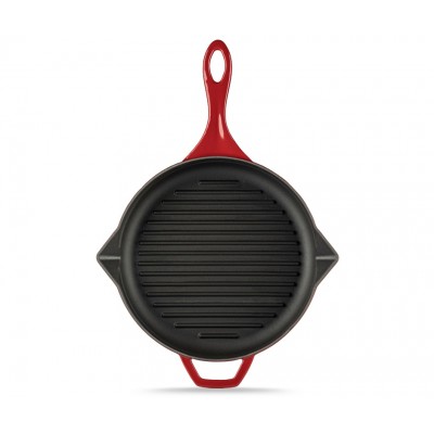 Enameled cast iron grill pan Hosse, Rubin, Ф28cm - All products