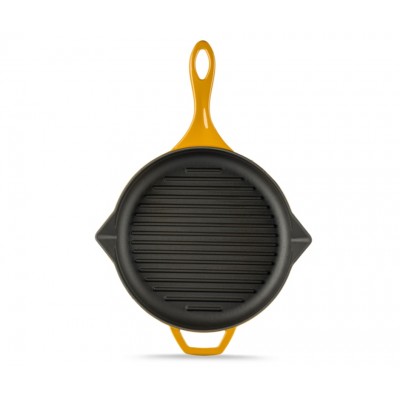 Enameled cast iron grill pan Hosse, Dijon, Ф28cm - Cast iron grill pan