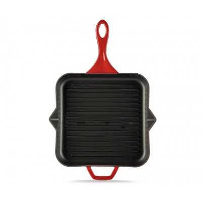 Enameled cast iron grill pan Hosse, Rubin, 28x28cm - All products