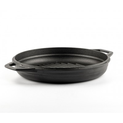 Enameled cast iron grill pan Hosse, Black Onyx, Ф22cm - Product Comparison