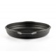 Enameled cast iron grill pan Hosse, Black Onyx, Ф22cm | Flat cast iron pan | Cast iron pan |