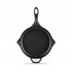 Enameled cast iron pan Hosse, Black Onyx, Ф28cm | Flat cast iron pan | Cast iron pan |
