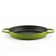 Enameled cast iron pan with two handles Hosse, Bamboo, Ф22cm | Flat cast iron pan | Cast iron pan |
