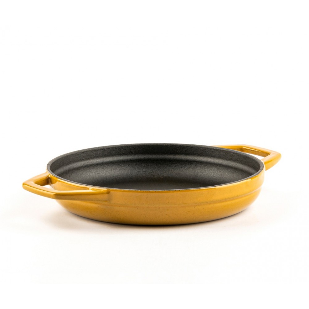 Enameled cast iron pan with two handles Hosse, Dijon, Ф19cm