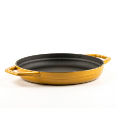Enameled cast iron pan with two handles Hosse, Dijon, Ф22cm - Hosse