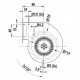 Centrifugal fan EBM for pellet stove Calecosol, Clam, Emaflam, Thermorossi, Caminetti Bertucci, Pasian and others |  |  |