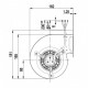 Centrifugal fan EBM for pellet stove Calecosol, Clam, Emaflam, Thermorossi, Caminetti Bertucci, Pasian and others |  |  |