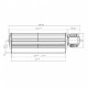 Tangential fan EBM for pellet stoves Adler, Anselmo Cola, Ecoteck, Ferroli, Karmek One, Kingfire, Prismа, Ravelli and others, Ø65mm, Flow 220m³/h | Fans and Blowers for Pellet Stoves | Pellet Stove Parts |