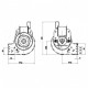 Tangential fan Fergas for pellet stoves MCZ, RED and others, Ø60mm, Flow 200m³/h | Fans and Blowers for Pellet Stoves | Pellet Stove Parts |
