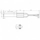 Ceramic Igniter / Heating element for pellet stove Ravelli, MCZ, Palazzetti, Karmek One and others, total length 103mm, 200W |  |  |