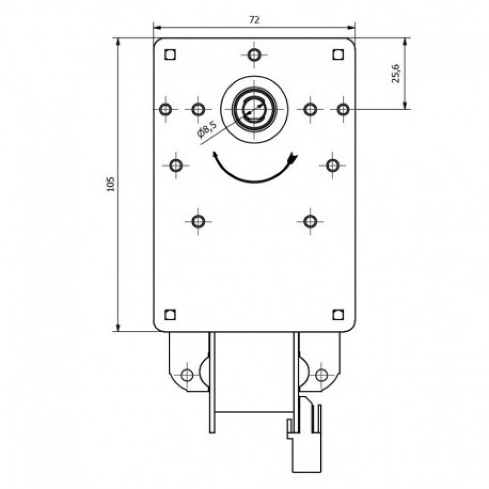 Pellet stove auger motor Kenta K9175004 1 RPM for pellet stoves VMA STUFE and others | Auger Motors for Pellet Stoves | Pellet Stove Parts |