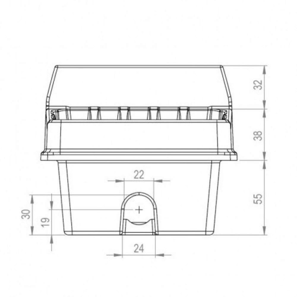 Cast iron burn pot for pellet stove, 106x61mm | Burn Pots for Pellet Stoves | Pellet Stove Parts |