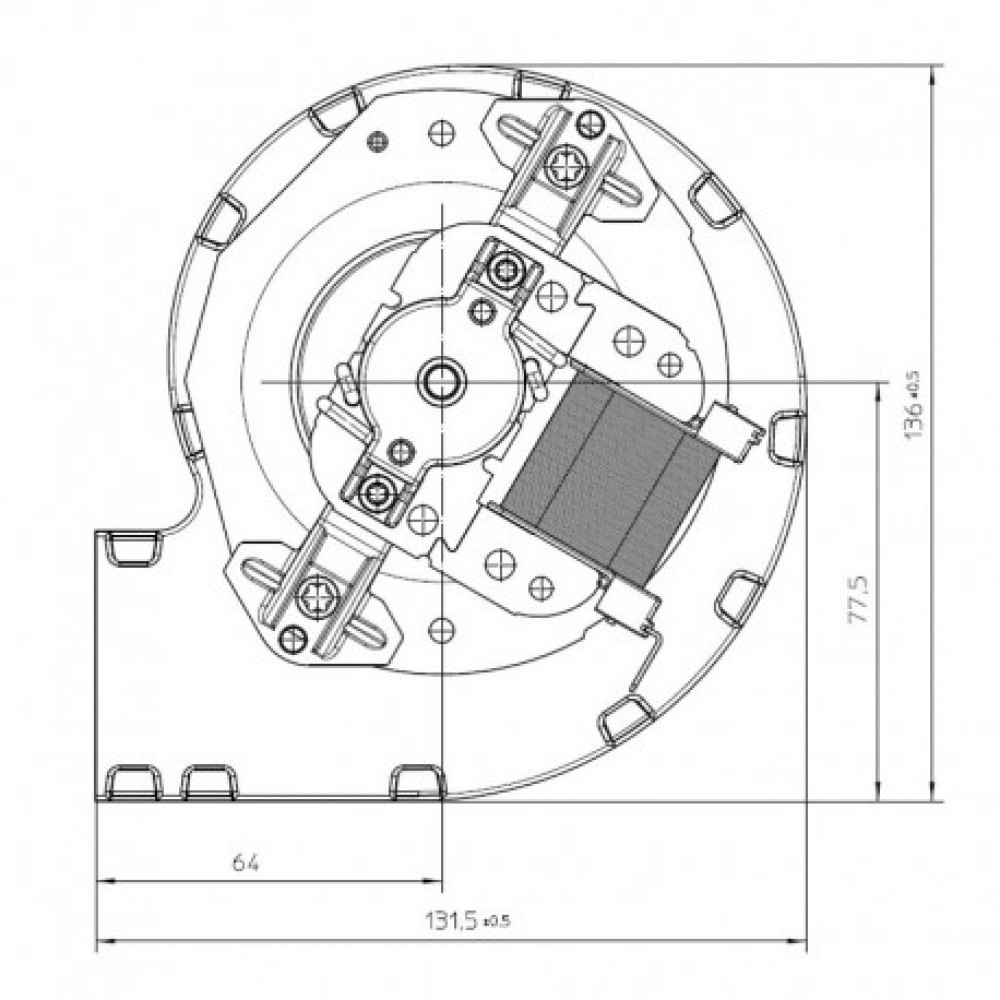 Centrifugal fan EBM for pellet stove Cadel, Edilkamin, MCZ, La Nordica, Palazzetti, Sicalor, Aico, Caminetti Montegrappa, Nobis and more |  |  |