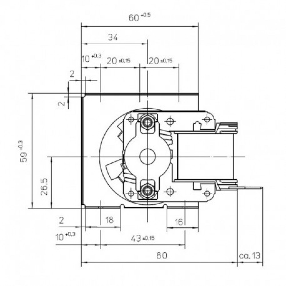 Tangential fan EBM for pellet stoves Ravelli, Edilkamin, Cadel, MCZ and others, Ø40mm, Flow 136 m³/h | Fans and Blowers for Pellet Stoves | Pellet Stove Parts |
