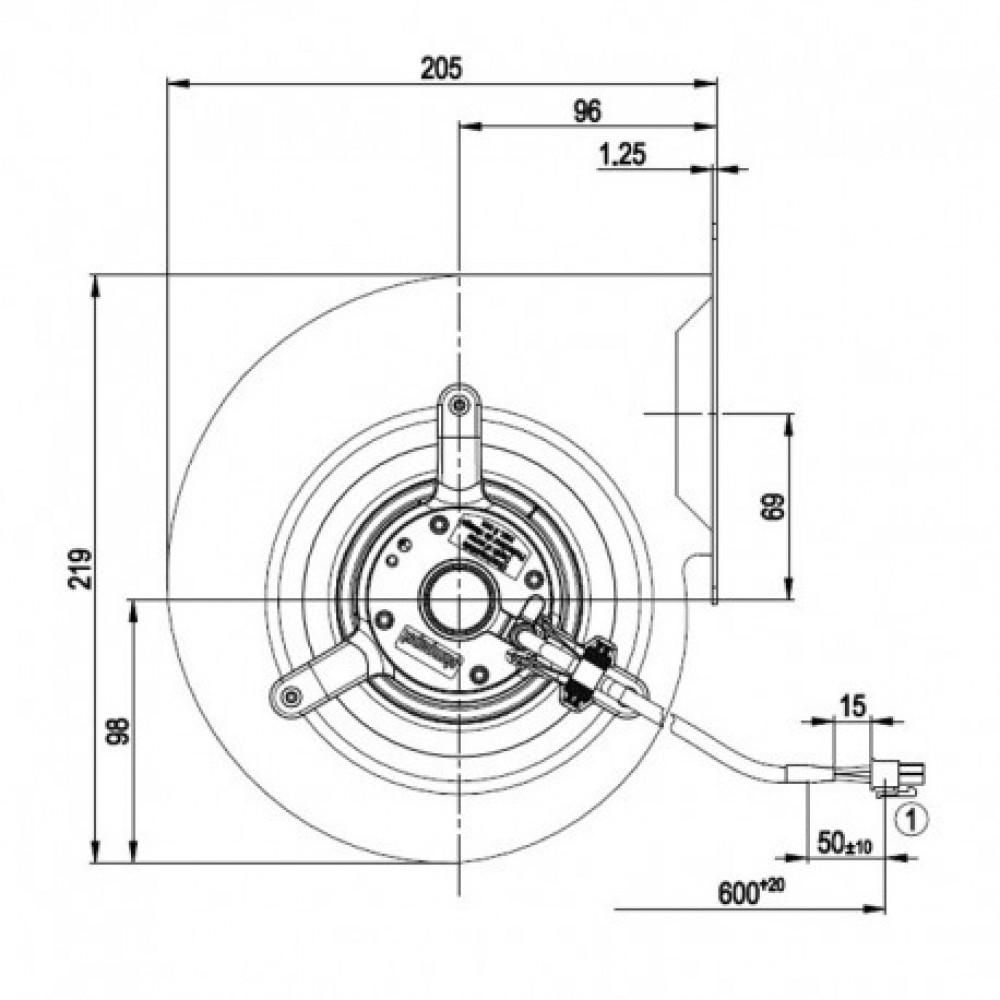 Centrifugal fan EBM for pellet stove Clam, Edilkamin, Karmek One, Thermorossi, Jolly Mec, Caminetti Montegrappa and others |  |  |