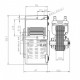Centrifugal fan Fergas for pellet stove Alfa Plam, Blodom and others |  |  |