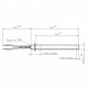 Igniter / Heating element for pellet stove Biasi, Eoss, Olimpia Splendid, Olsberg Libera, Palazzetti, Royal and others, total length 160mm, 350W |  |  |