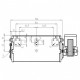 Tangential fan Fergas for pellet stoves Anselmo Cola, Ecoforest, Ferroli, Laminox, Moretti Design, Nordica Extraflame and others., Ø60mm, Flow 126m³/h | Fans and Blowers for Pellet Stoves | Pellet Stove Parts |
