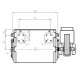 Tangential fan Fergas for pellet stoves Anselmo Cola, Caminetti Montegrappa and others, Ø60mm, Flow 81m³/h | Fans and Blowers for Pellet Stoves | Pellet Stove Parts |