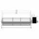 Tangential fan Trial for pellet stoves Dal Zotto, Nordica Extraflame and others, Ø80mm, Flow 255m³/h | Fans and Blowers for Pellet Stoves | Pellet Stove Parts |