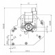 Tangential fan Trial for pellet stoves Dal Zotto, Nordica Extraflame and others, Ø80mm, Flow 255m³/h | Fans and Blowers for Pellet Stoves | Pellet Stove Parts |