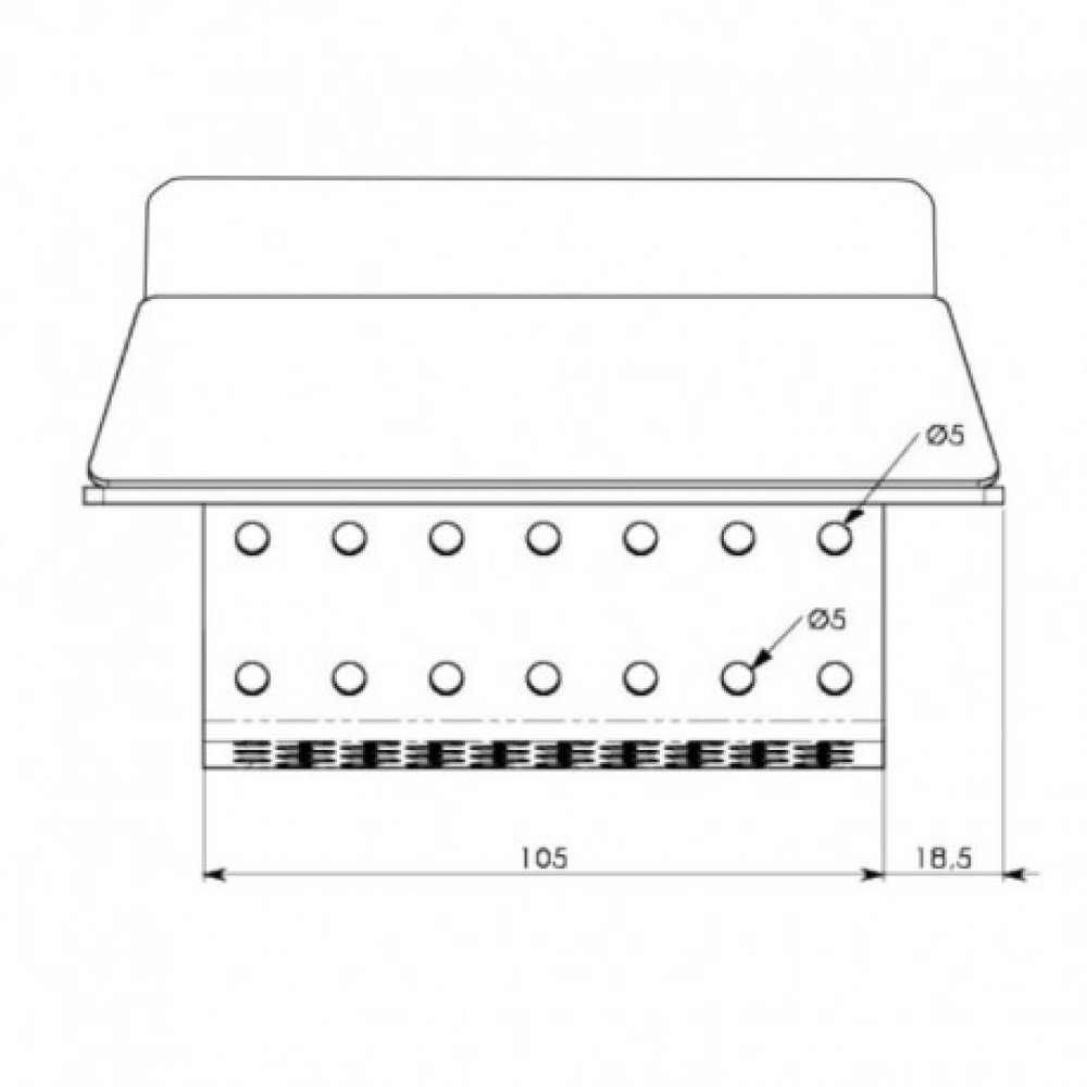 Stainless steel Burn pot for pellet stove RAVELLI and others | Burn Pots for Pellet Stoves | Pellet Stove Parts |