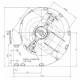 Centrifugal fan TRIAL for pellet stove Cadel, Edilkamin, MCZ, La Nordica, Palazzetti, Sicalor and others |  |  |