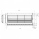 Tangential fan Trial for pellet stoves Edilkamin and others, Ø80mm, Flow 340m³/h | Fans and Blowers for Pellet Stoves | Pellet Stove Parts |