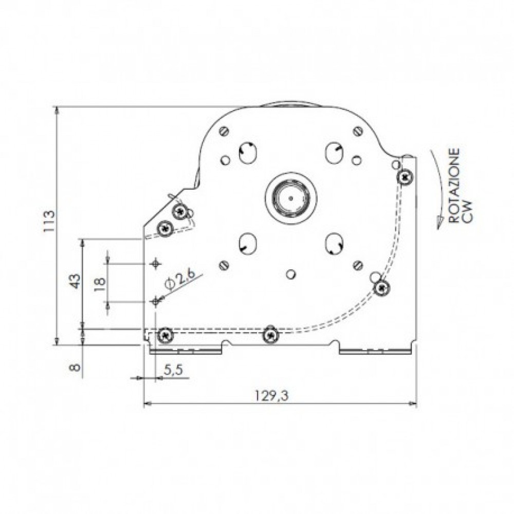 Tangential fan Trial for pellet stoves Edilkamin and others, Ø80mm, Flow 340m³/h | Fans and Blowers for Pellet Stoves | Pellet Stove Parts |