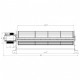 Tangential fan Trial for pellet stoves Palazzetti, Karmek One, Thermorossi, Piazzetta, Ravelli and others, Ø80mm, Flow 315m³/h | Fans and Blowers for Pellet Stoves | Pellet Stove Parts |