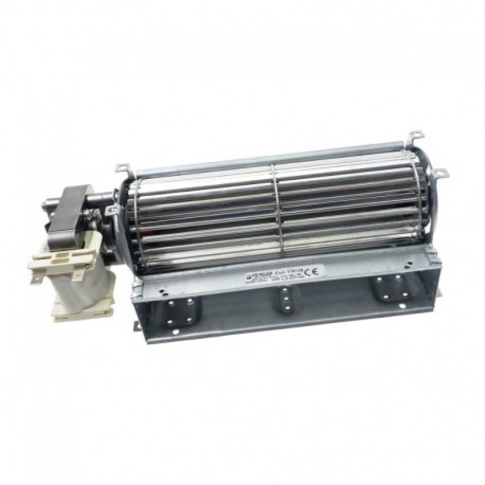 Tangential fan Fergas for pellet stoves Edilkamin, Cadel, MCZ, Anselmo Cola, Kardea, Italiana Camini and others, Ø60mm, Flow 124m³/h | Fans and Blowers for Pellet Stoves | Pellet Stove Parts |