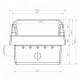 Cast iron burn pot for pellet stove Moretti Design and others, 119x82 mm | Burn Pots for Pellet Stoves | Pellet Stove Parts |
