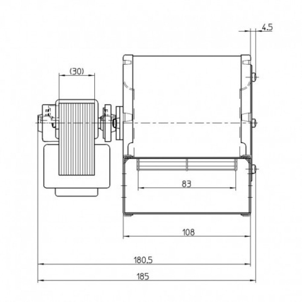 Centrifugal fan Fergas for pellet stove Edilkamin and others |  |  |