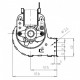 Tangential fan Fergas for pellet stoves Ferroli, Stufe a pellet and others, Ø60mm, Flow 221m³/h | Fans and Blowers for Pellet Stoves | Pellet Stove Parts |