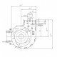 Tangential fan EBM for pellet stoves Dal Zotto, La Nordica, Nobis and others, Ø60 mm, Flow 130 m³/h | Fans and Blowers for Pellet Stoves | Pellet Stove Parts |