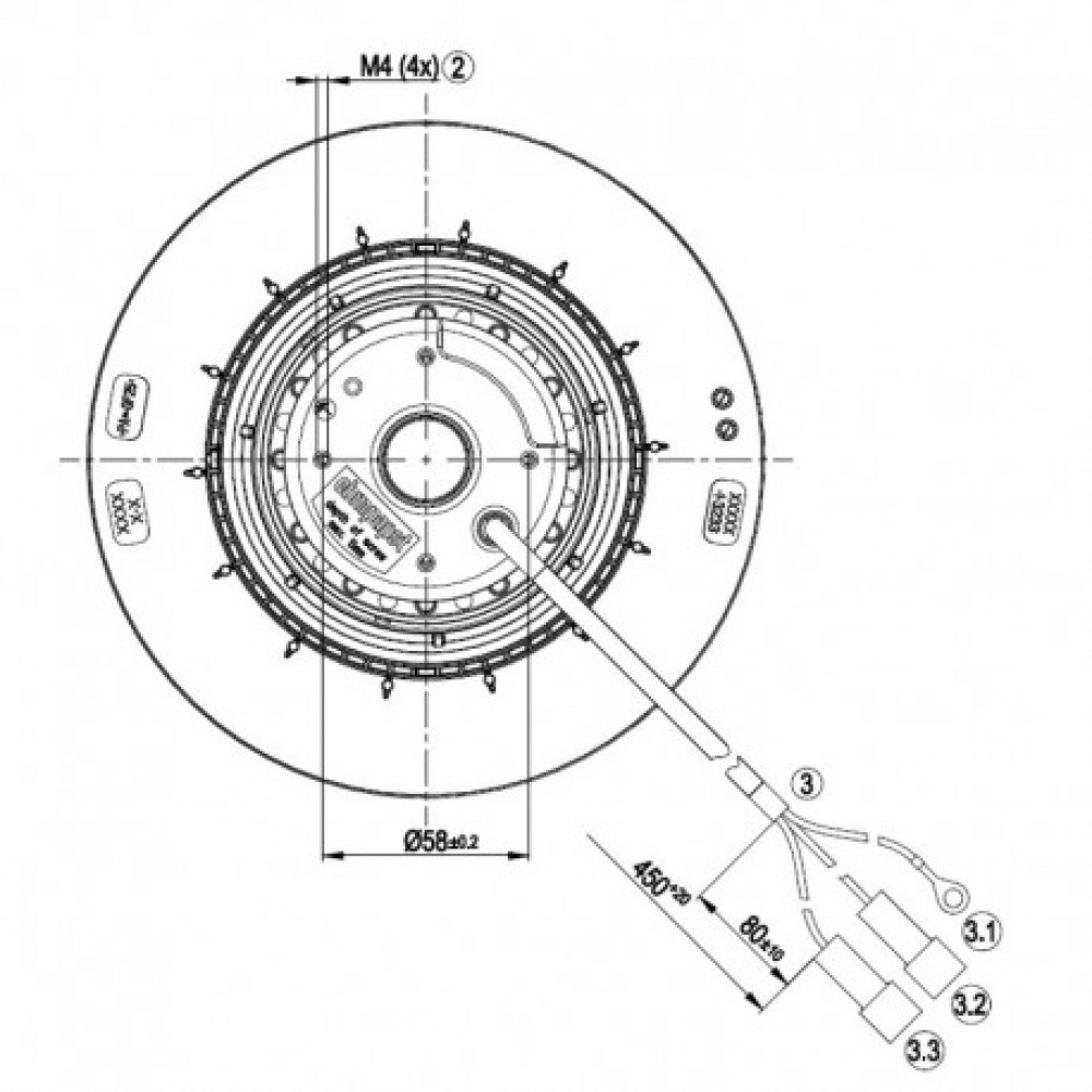 Centrifugal fan EBM for pellet stove Palazzetti and others |  |  |