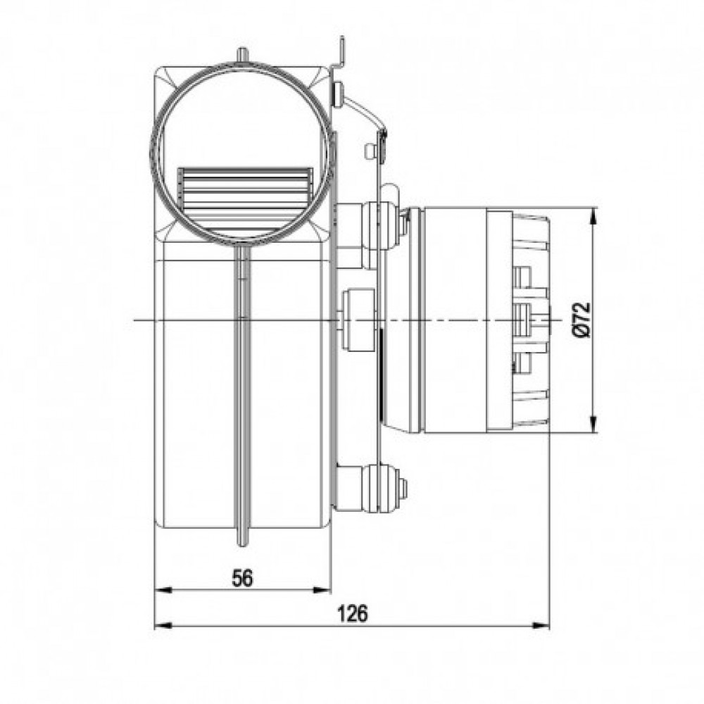 Centrifugal fan EBM for pellet stove CS Thermos, PIazzetta and others |  |  |